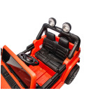 Elektrické autíčko Jeep 4x4, 24V - oranžové